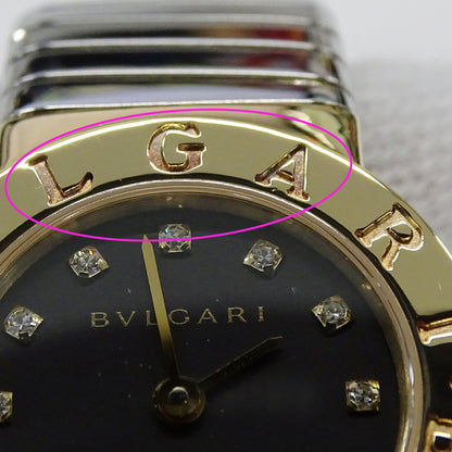 BVLGARI ブルガリ ブルガリブルガリ トゥボガス BB232T レディース 腕時計 クオーツ QZ 750YG 18K SS 磨き済み【中古】