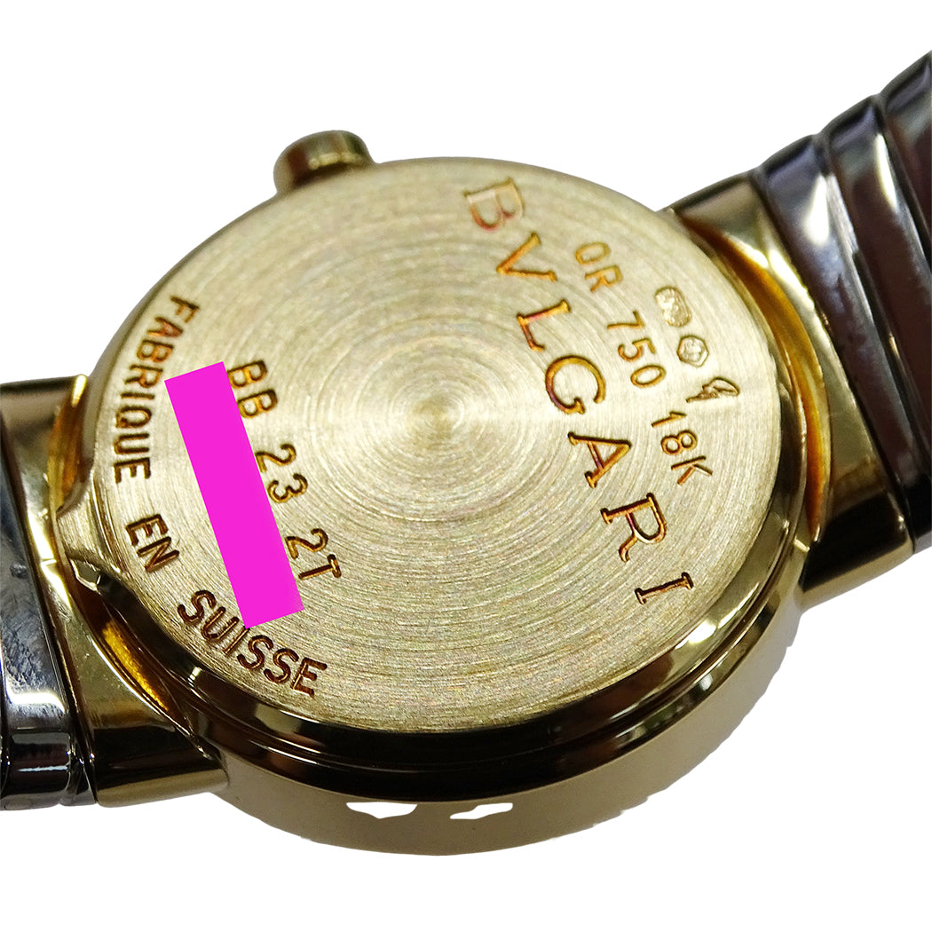 BVLGARI ブルガリ ブルガリブルガリ トゥボガス BB232T レディース 腕時計 クオーツ QZ 750YG 18K SS 磨き済み【中古】