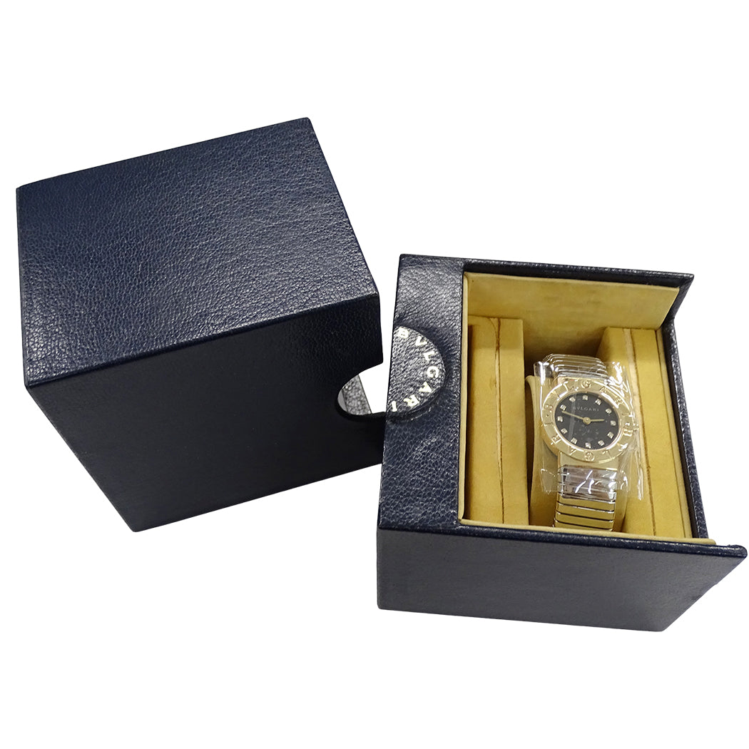 BVLGARI ブルガリ ブルガリブルガリ トゥボガス BB232T レディース 腕時計 クオーツ QZ 750YG 18K SS 磨き済み【中古】