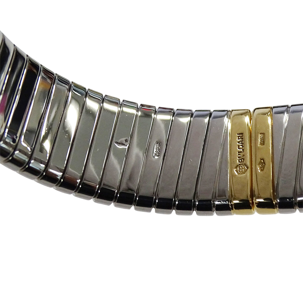 BVLGARI ブルガリ ブルガリブルガリ トゥボガス BB232T レディース 腕時計 クオーツ QZ 750YG 18K SS 磨き済み【中古】