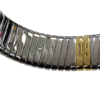BVLGARI ブルガリ ブルガリブルガリ トゥボガス BB232T レディース 腕時計 クオーツ QZ 750YG 18K SS 磨き済み【中古】