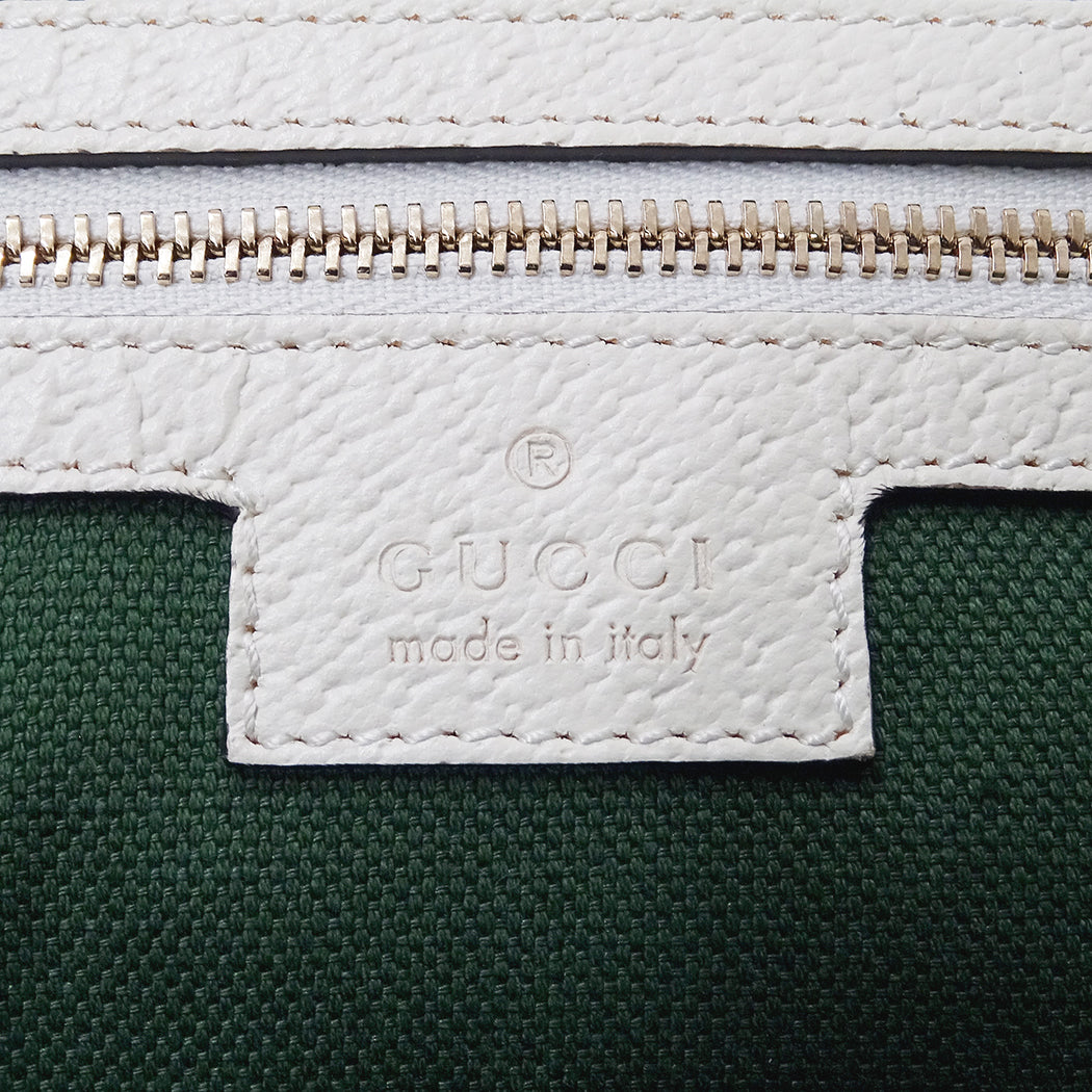 GUCCI グッチ オフィディア ミディアム トートバッグ ベージュ ホワイト 836849 GGスプリームキャンバス レディース 【中古】