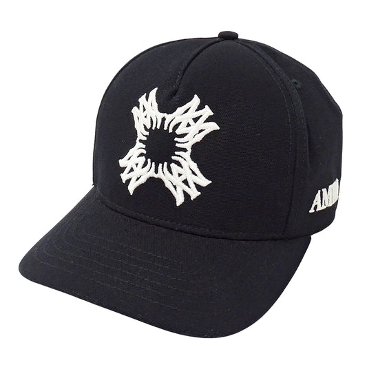 AMIRI アミリ キャップ ブラック コットン メンズ 【中古】