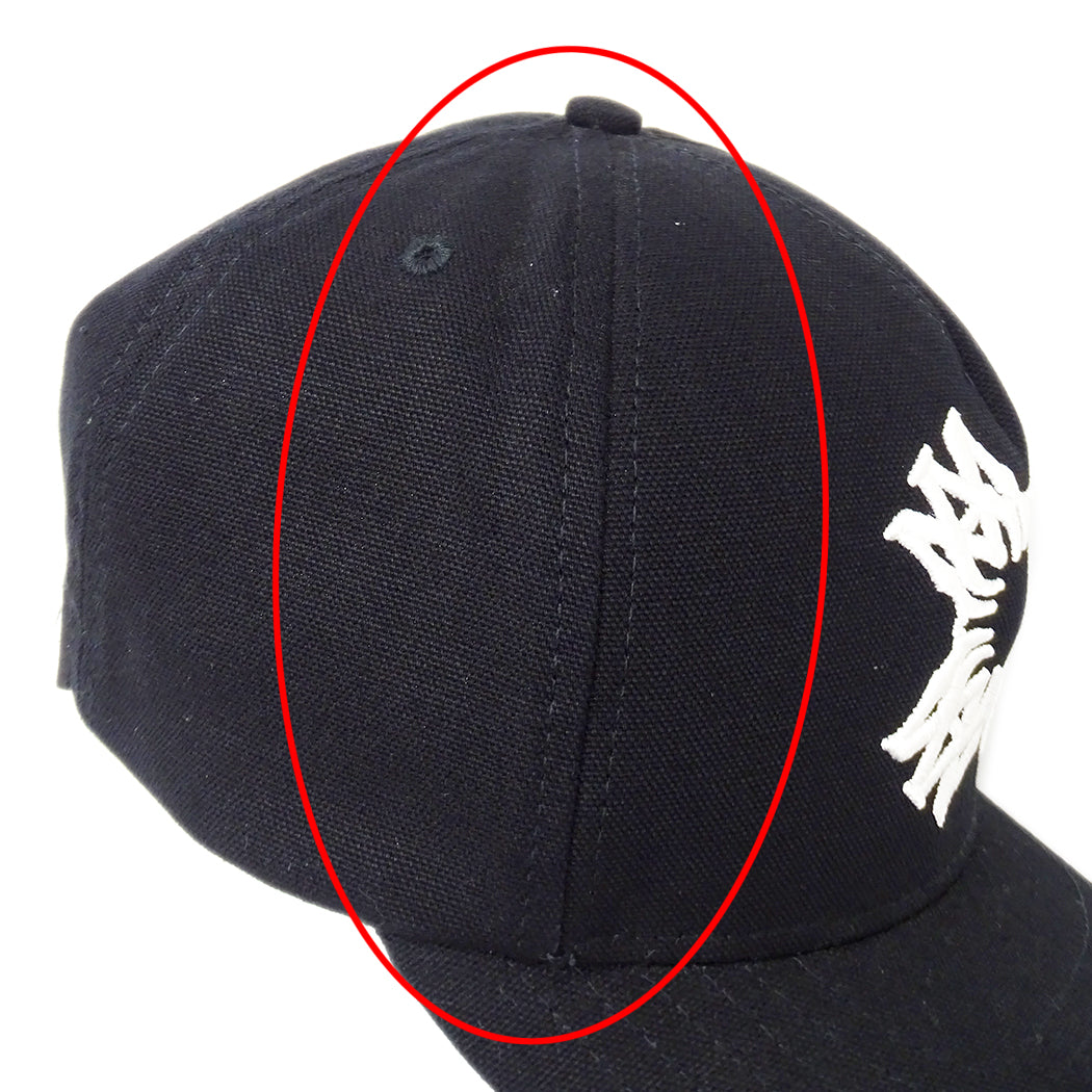 AMIRI アミリ キャップ ブラック コットン メンズ 【中古】