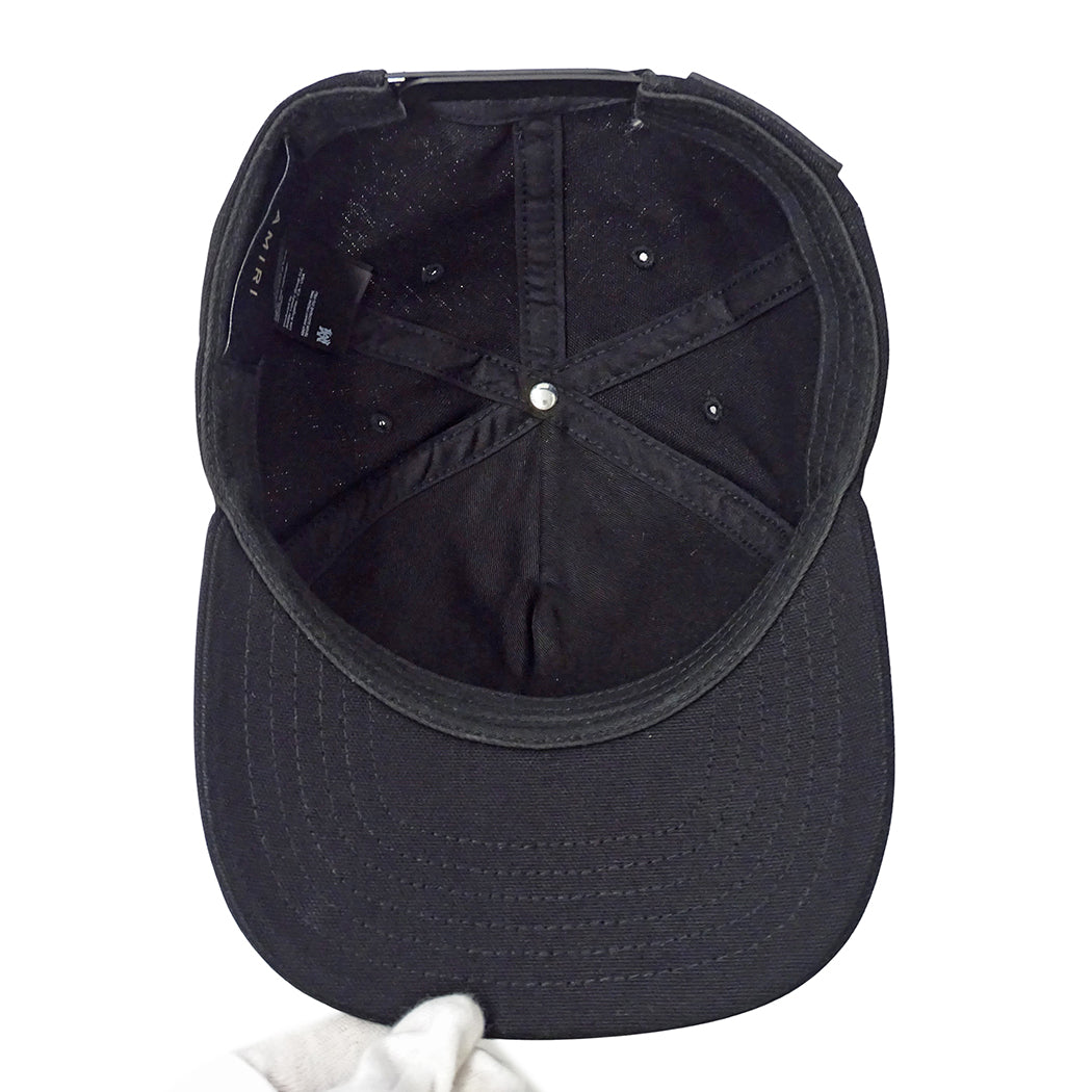 AMIRI アミリ キャップ ブラック コットン メンズ 【中古】