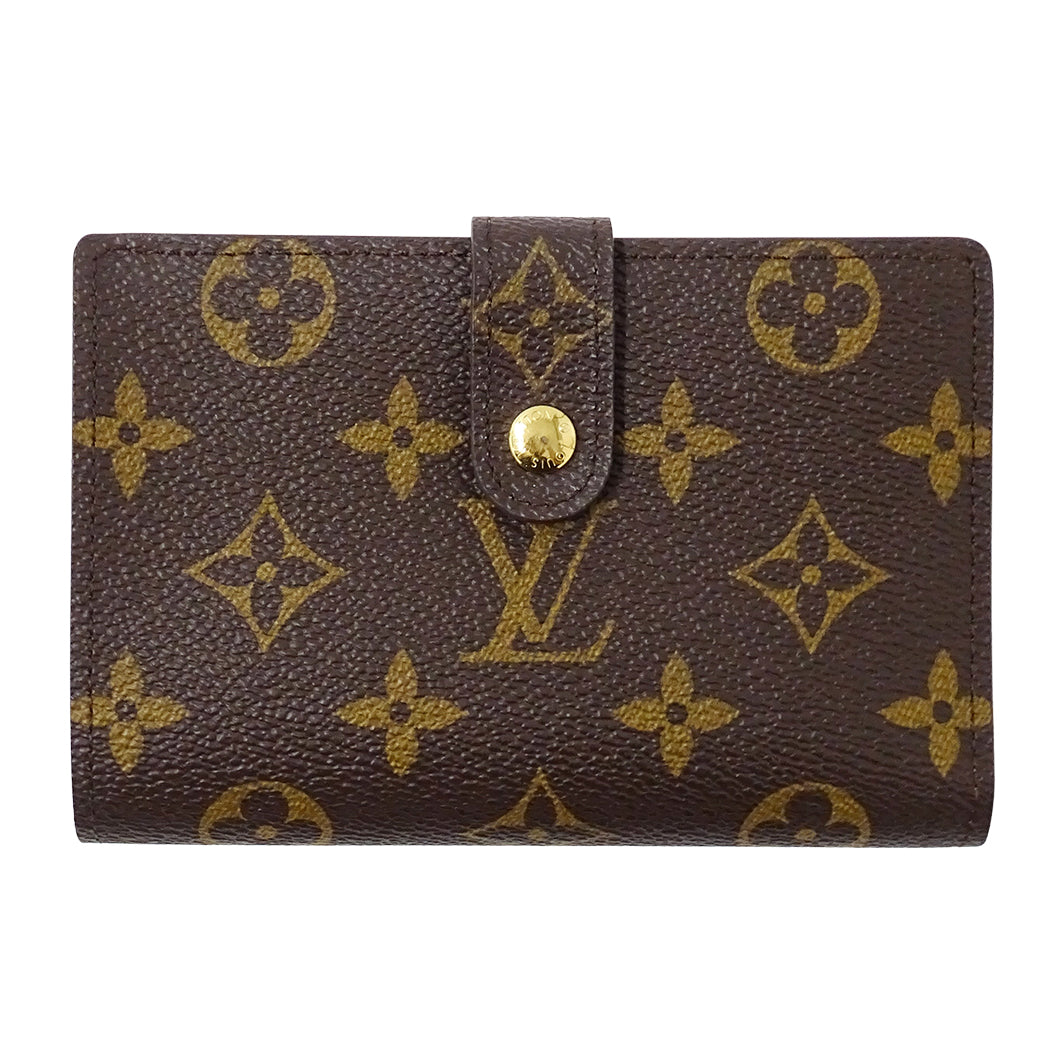 LOUIS VUITTON ルイ・ヴィトン ポルトフォイユ ヴィエノワ 二つ折り財布 モノグラム M61674 レディース 【中古】