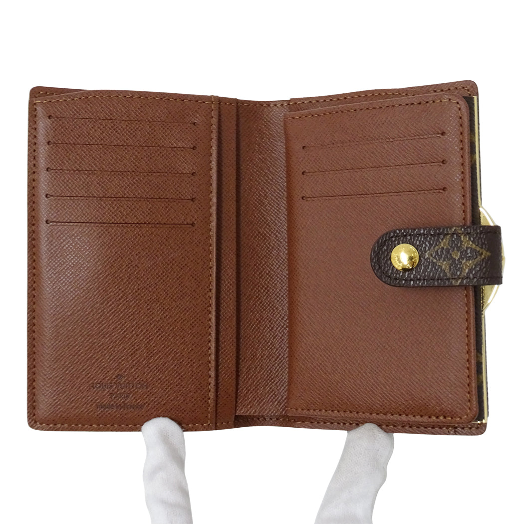 LOUIS VUITTON ルイ・ヴィトン ポルトフォイユ ヴィエノワ 二つ折り財布 モノグラム M61674 レディース 【中古】