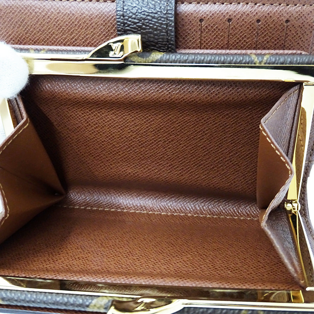 LOUIS VUITTON ルイ・ヴィトン ポルトフォイユ ヴィエノワ 二つ折り財布 モノグラム M61674 レディース 【中古】