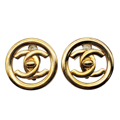 CHANEL シャネル イヤリング GP ゴールド レディース 【中古】