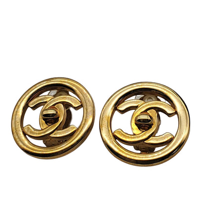 CHANEL シャネル イヤリング GP ゴールド レディース 【中古】