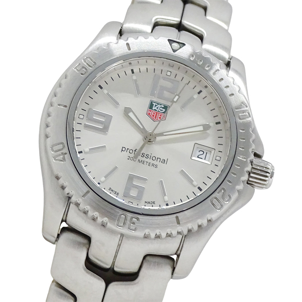 TAG Heuer タグホイヤー リンク WT1212 メンズ 腕時計 デイト クオーツ SS 磨き済み【中古】
