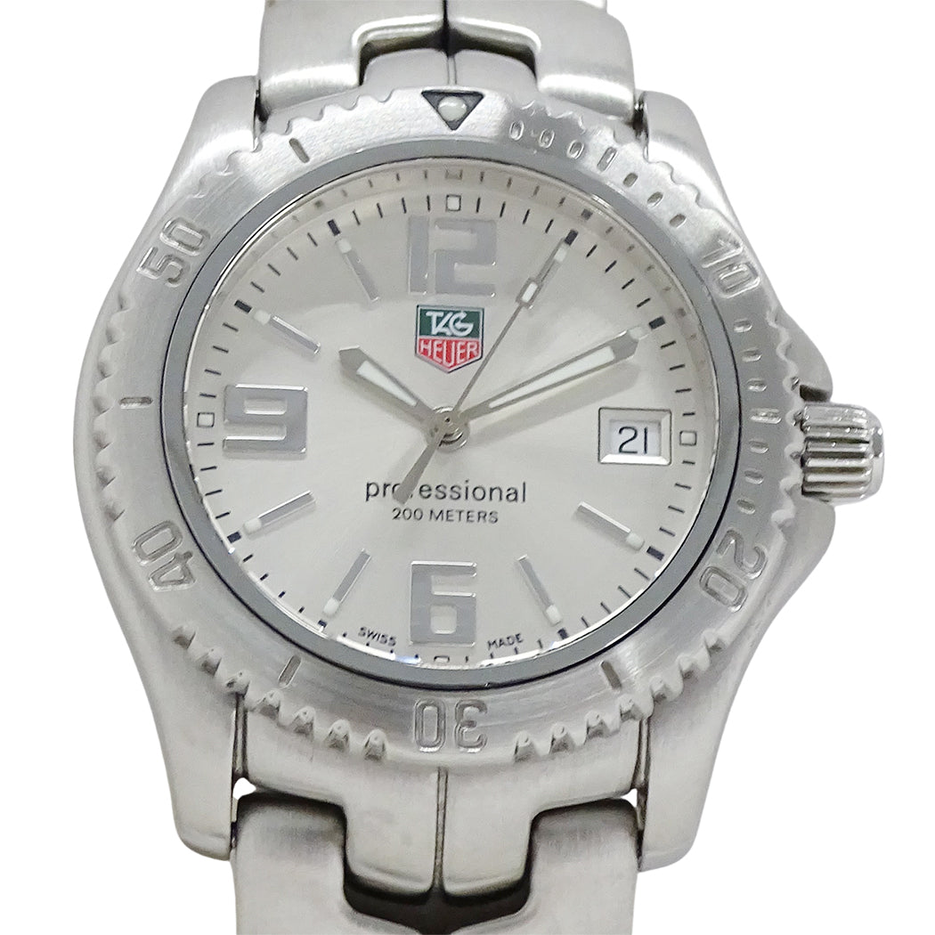 TAG Heuer タグホイヤー リンク WT1212 メンズ 腕時計 デイト クオーツ SS 磨き済み【中古】