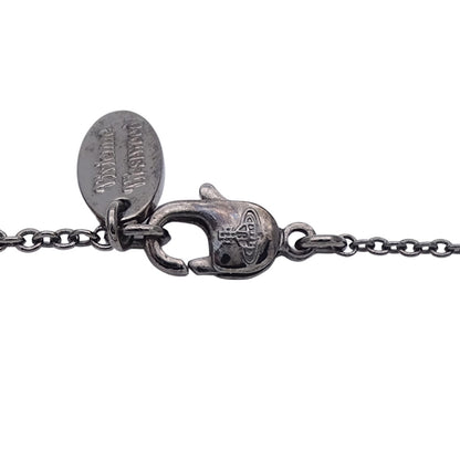 Vivienne Westwood ヴィヴィアン・ウエストウッド オーブ ネックレス ブラック シルバー レディース メンズ 【中古】