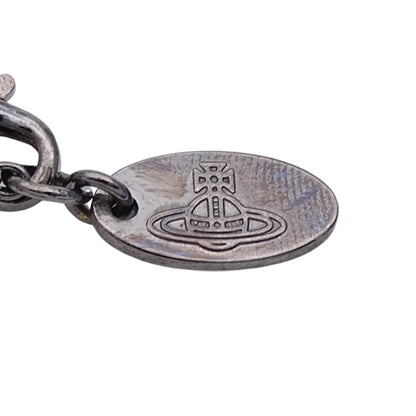 Vivienne Westwood ヴィヴィアン・ウエストウッド オーブ ネックレス ブラック シルバー レディース メンズ 【中古】