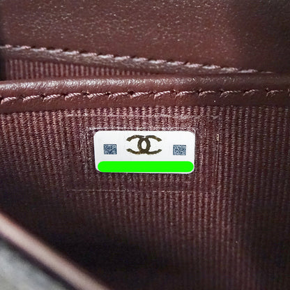 CHANEL シャネル 長財布 マトラッセ ブラック ゴールド金具 キャビアスキン レディース 【中古】