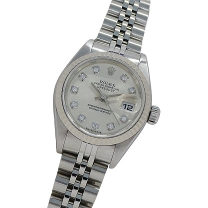 ROLEX ロレックス デイトジャスト 79174G K番 レディース 腕時計 自動巻き AT SS WG ダイヤモンド 磨き済み【中古】