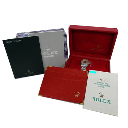 ROLEX ロレックス デイトジャスト 79174G K番 レディース 腕時計 自動巻き AT SS WG ダイヤモンド 磨き済み【中古】