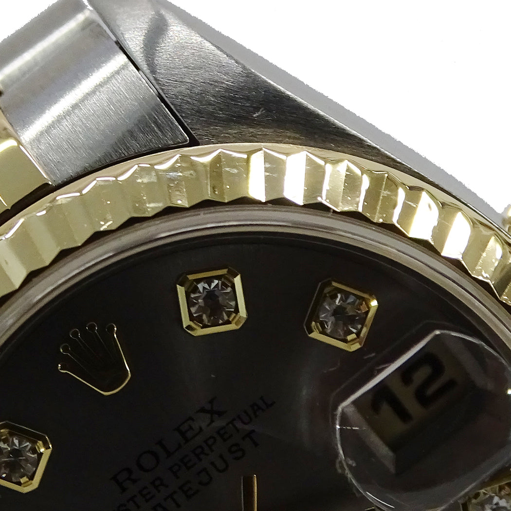 ROLEX ロレックス デイトジャスト 79173G Y番 レディース 腕時計 自動巻き AT SS YG ダイヤモンド 磨き済み【中古】