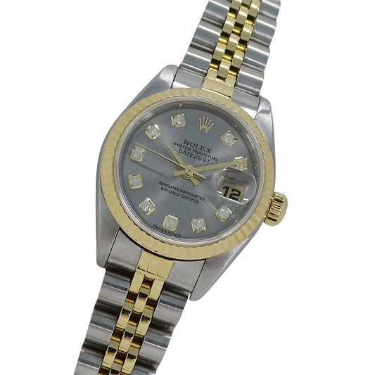 ROLEX ロレックス デイトジャスト 79173G Y番 レディース 腕時計 自動巻き AT SS YG ダイヤモンド 磨き済み【中古】
