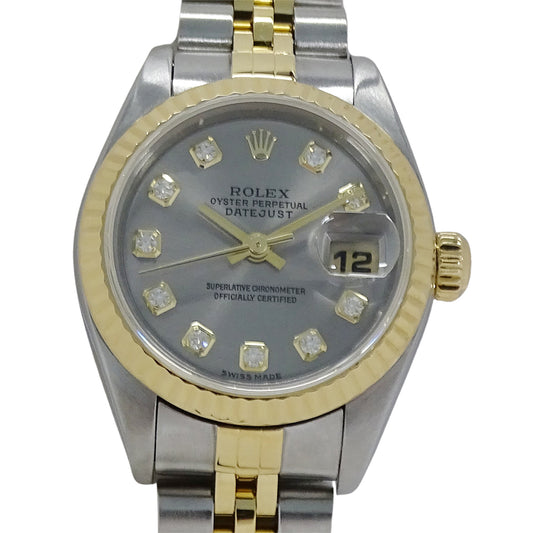 ROLEX ロレックス デイトジャスト 79173G Y番 レディース 腕時計 自動巻き AT SS YG ダイヤモンド 磨き済み【中古】