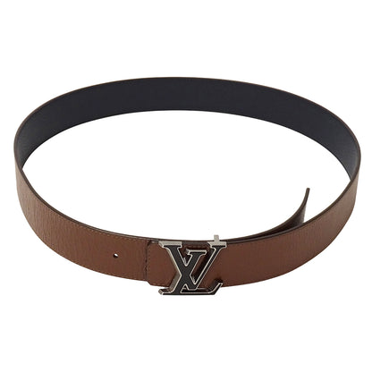 LOUIS VUITTON ルイ・ヴィトン ベルト・LV ティルトリバーストリヨン ネイビー ブラウン M0027 メンズ 【中古】