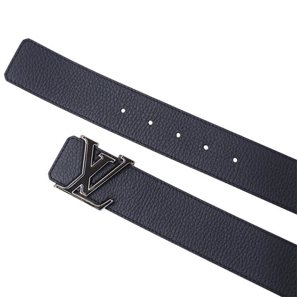 LOUIS VUITTON ルイ・ヴィトン ベルト・LV ティルトリバーストリヨン ネイビー ブラウン M0027 メンズ 【中古】