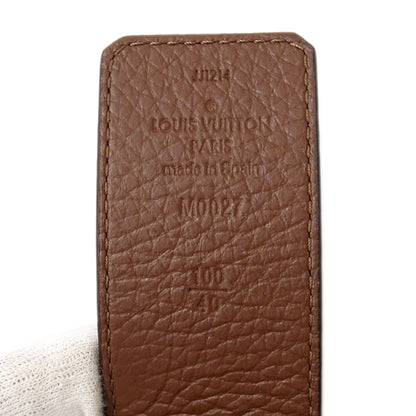 LOUIS VUITTON ルイ・ヴィトン ベルト・LV ティルトリバーストリヨン ネイビー ブラウン M0027 メンズ 【中古】