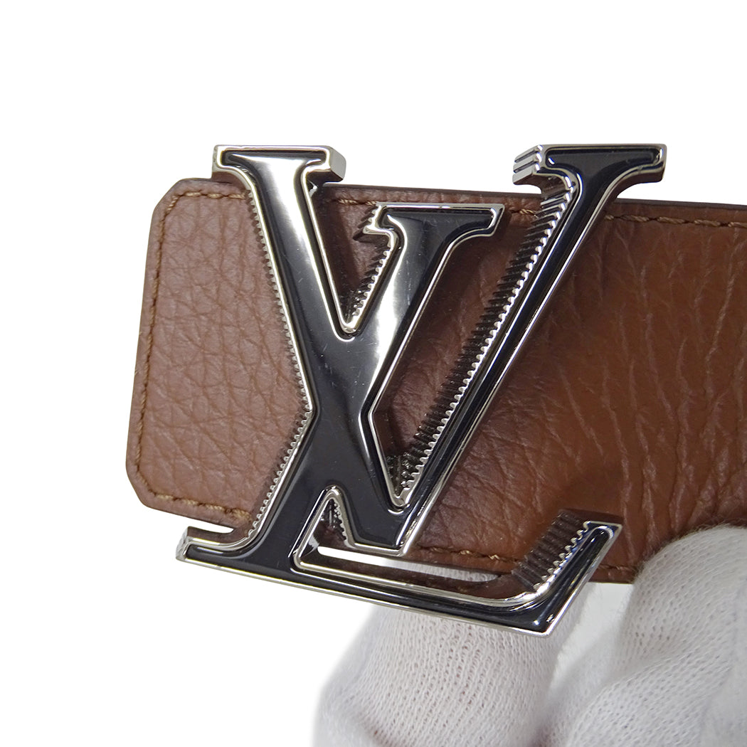LOUIS VUITTON ルイ・ヴィトン ベルト・LV ティルトリバーストリヨン ネイビー ブラウン M0027 メンズ 【中古】