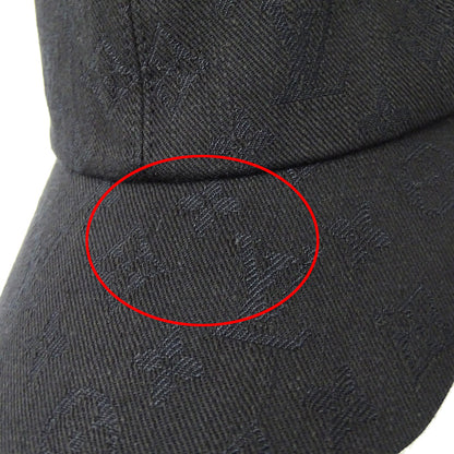 LOUIS VUITTON ルイ・ヴィトン キャスケット モノグラム エッセンシャル キャップ ノワール M76584 キャンバス メンズ 【中古】