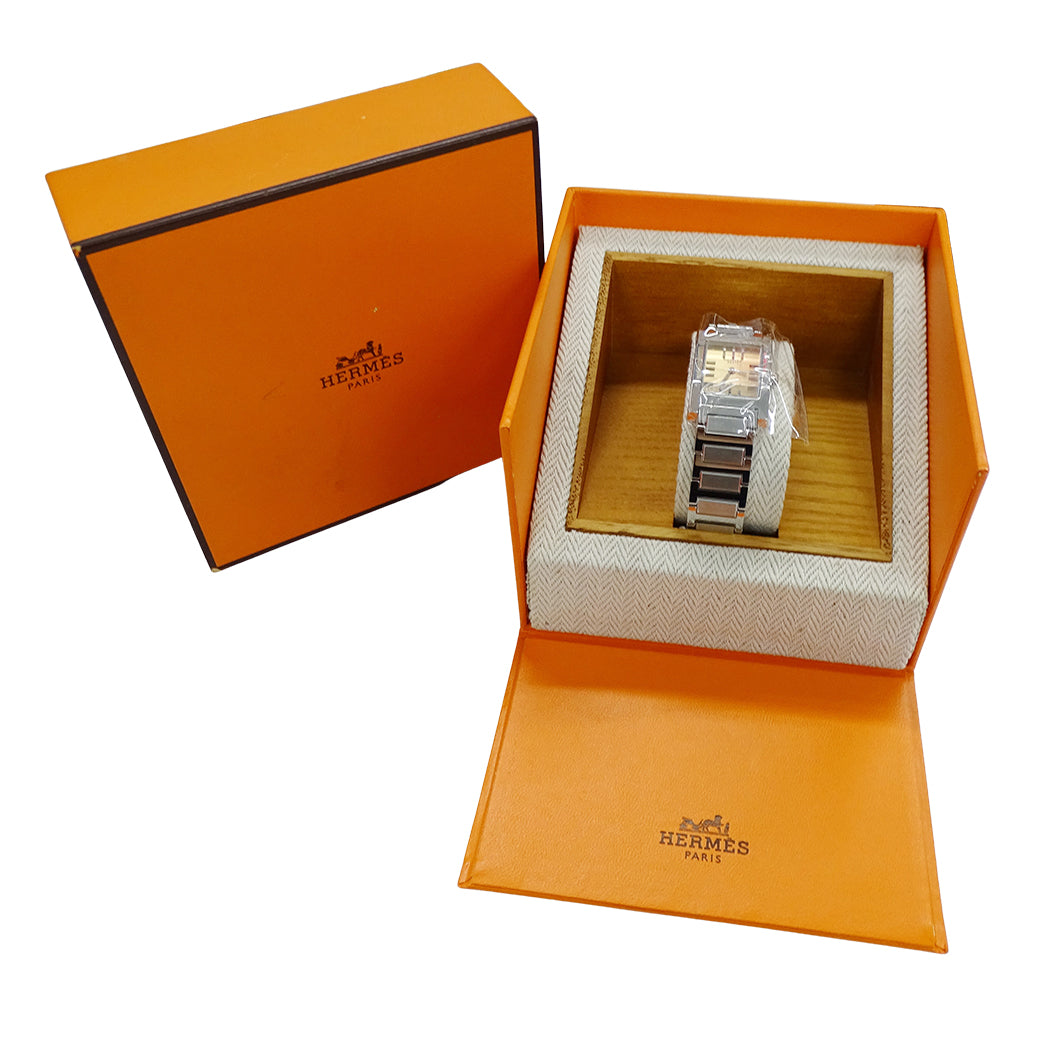 HERMES エルメス タンデム TA1.210 レディース 腕時計 クオーツ QZ ステンレス 磨き済み【中古】
