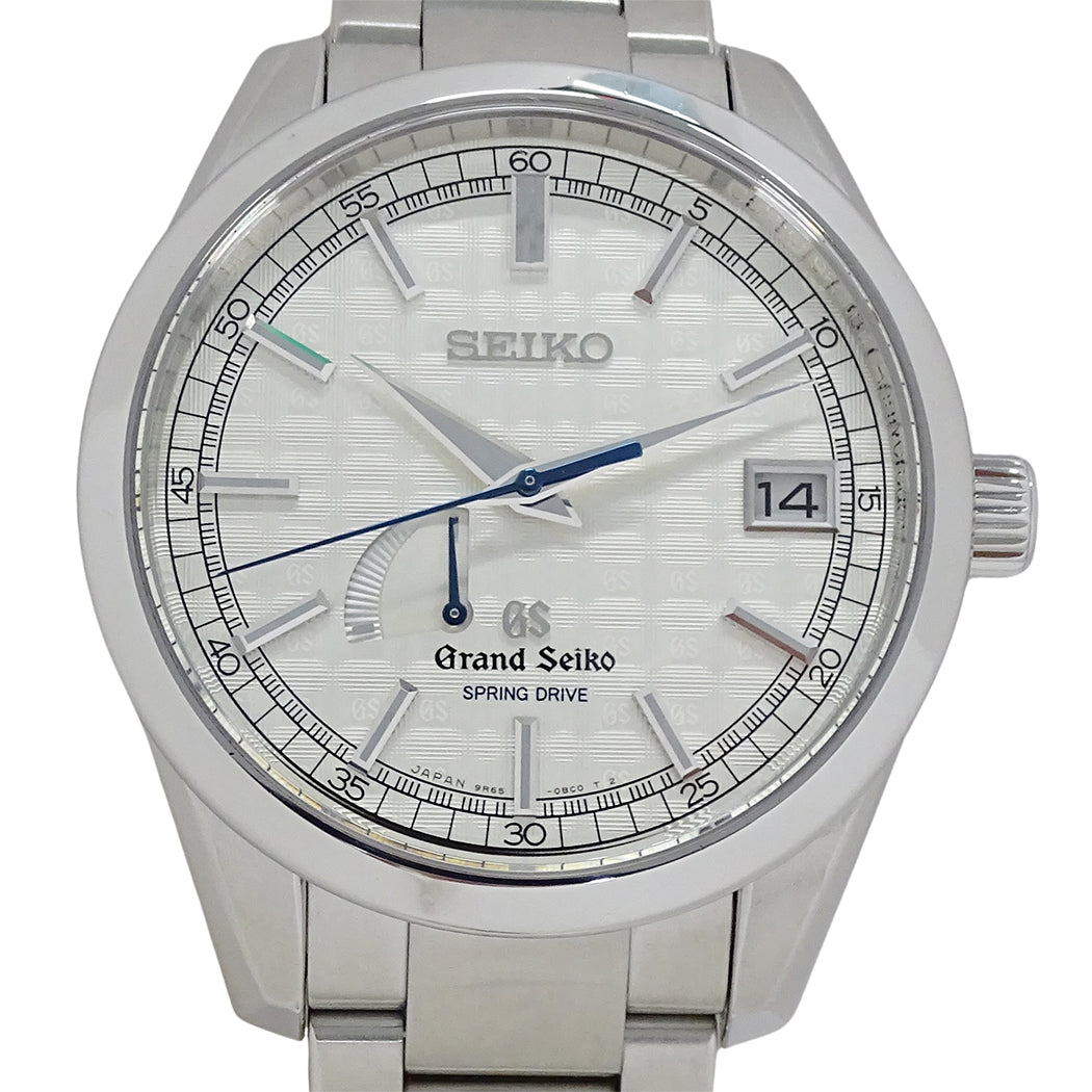 GRAND SEIKO グランドセイコー GS 9R65-0BP0 SBGA111 メンズ 腕時計 スプリングドライブ SS 磨き済み【中古】