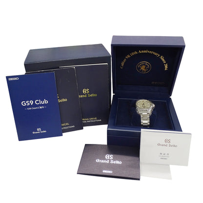 GRAND SEIKO グランドセイコー GS 9R65-0BP0 SBGA111 メンズ 腕時計 スプリングドライブ SS 磨き済み【中古】
