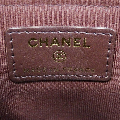 CHANEL シャネル フラグメントケース コインケース マトラッセ ブラック ゴールド金具 キャビアスキン レディース 【中古】