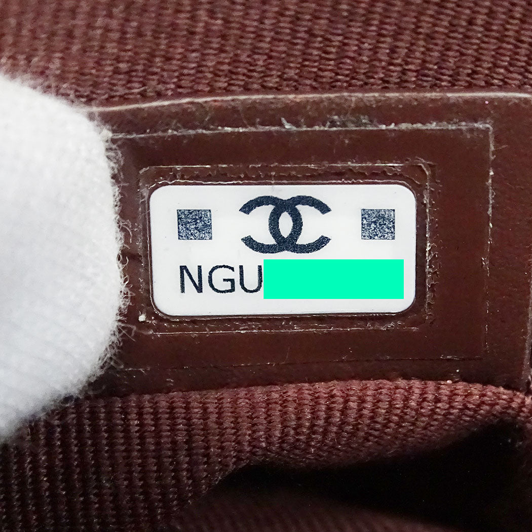CHANEL シャネル フラグメントケース コインケース マトラッセ ブラック ゴールド金具 キャビアスキン レディース 【中古】