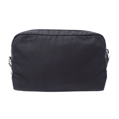 PRADA プラダ ポーチ ブラック 1NE021 ナイロン レディース メンズ 【中古】