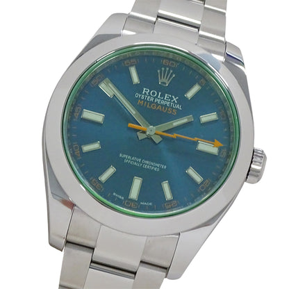 ROLEX ロレックス ミルガウス 116400GV ランダム番 メンズ 腕時計 自動巻き AT ステンレス 磨き済み【中古】