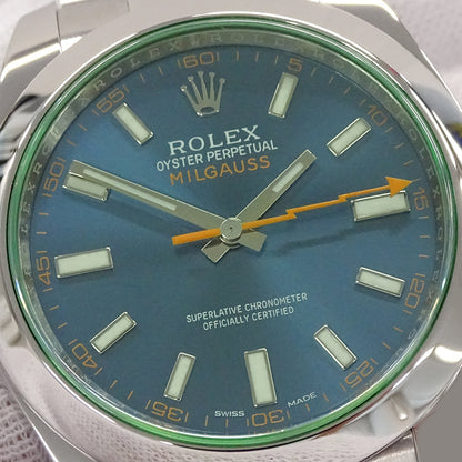ROLEX ロレックス ミルガウス 116400GV ランダム番 メンズ 腕時計 自動巻き AT ステンレス 磨き済み【中古】