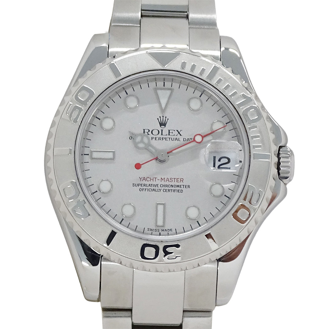 ROLEX ロレックス ヨットマスター ロレジウム 168622 P番 ボーイズ 腕時計 自動巻き AT SS PT 磨き済み【中古】