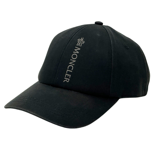 MONCLER モンクレール キャップ ブラック コットン レディース メンズ 【中古】