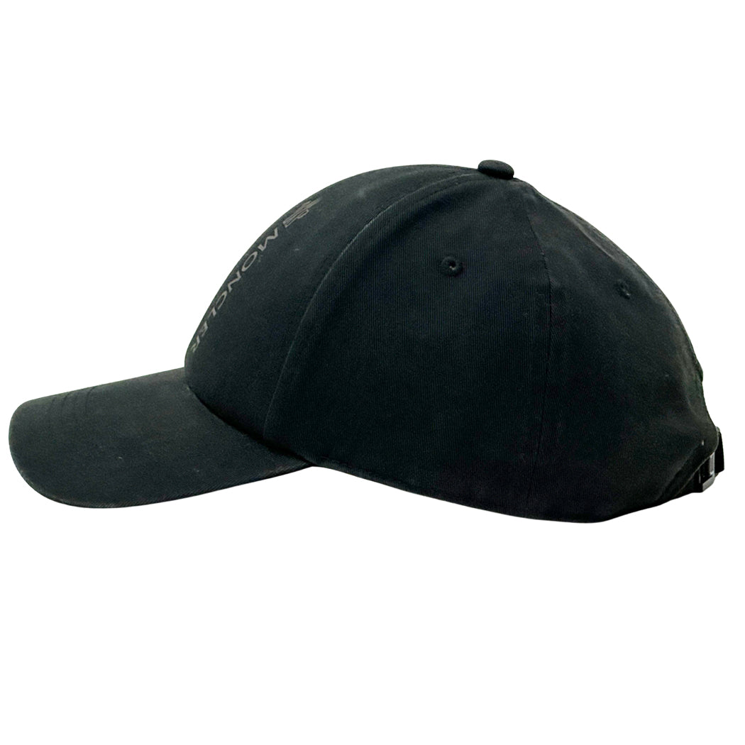 MONCLER モンクレール キャップ ブラック コットン レディース メンズ 【中古】