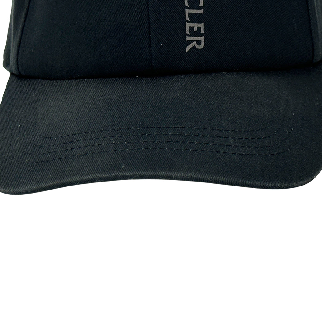 MONCLER モンクレール キャップ ブラック コットン レディース メンズ 【中古】