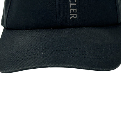 MONCLER モンクレール キャップ ブラック コットン レディース メンズ 【中古】