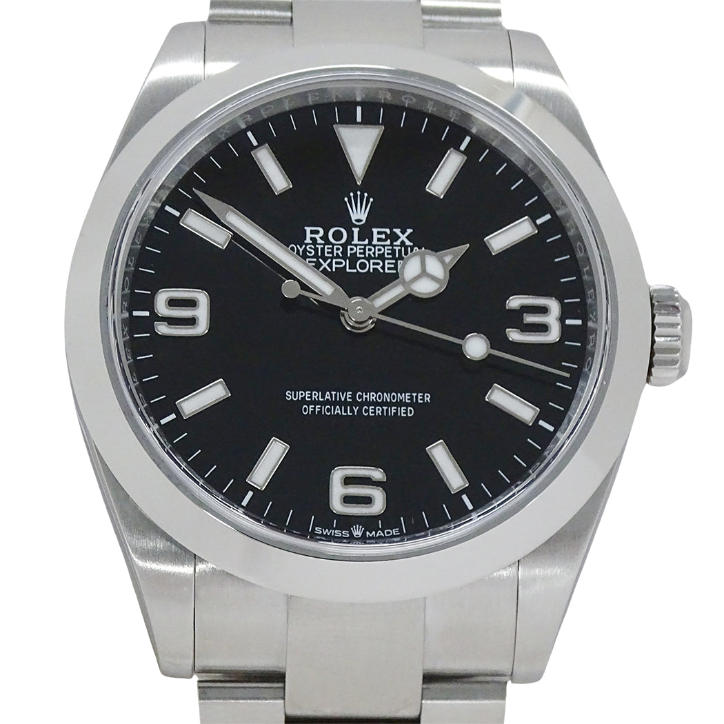 ROLEX ロレックス エクスプローラー40 224270 ランダム番 メンズ 腕時計 自動巻き SS 磨き済み【中古】