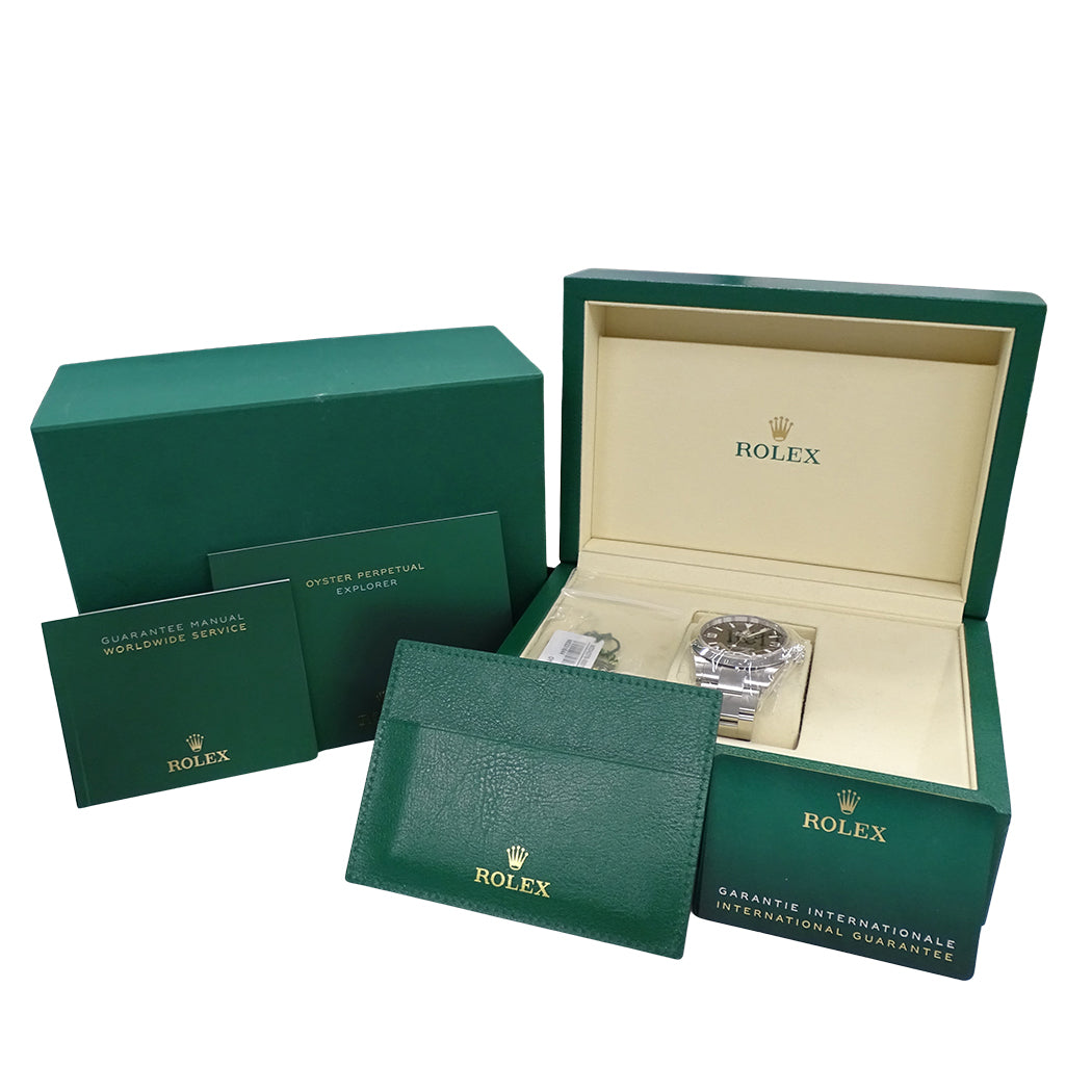 ROLEX ロレックス エクスプローラー40 224270 ランダム番 メンズ 腕時計 自動巻き SS 磨き済み【中古】