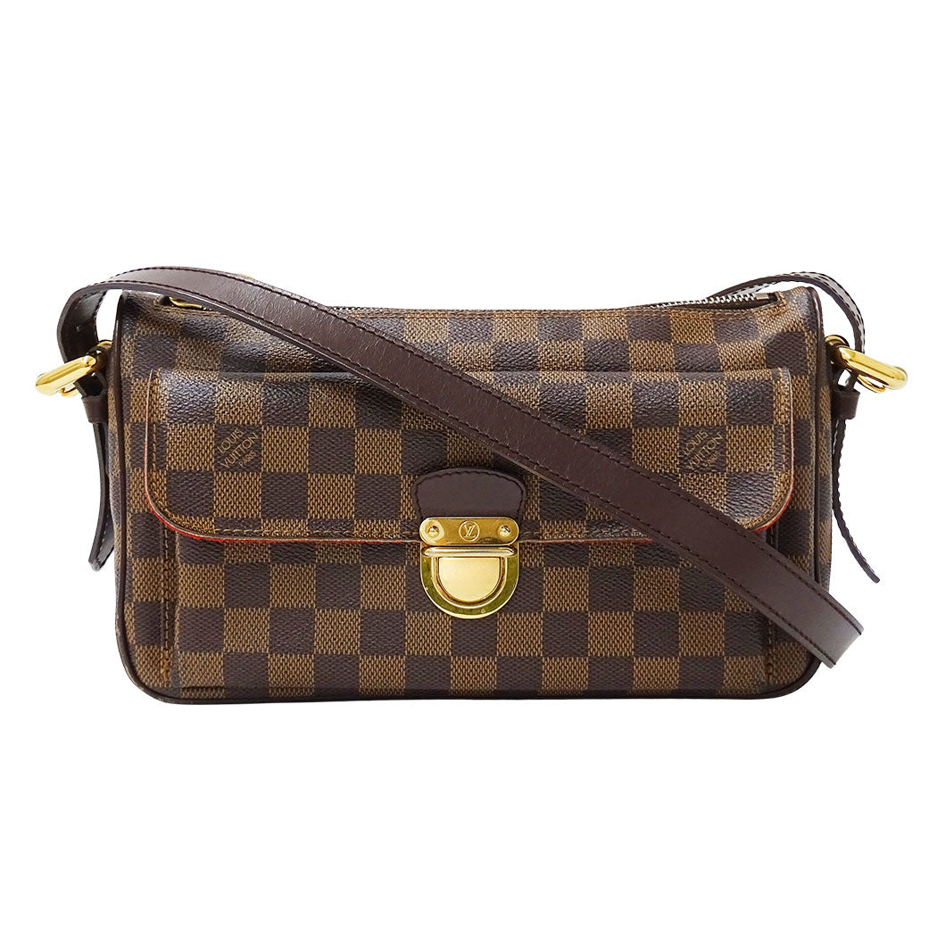 LOUIS VUITTON ルイ・ヴィトン ラヴェッロGM ショルダーバッグ ダミエ ブラウン N60006 ダミエキャンバス レディース 【中古】