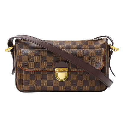 LOUIS VUITTON ルイ・ヴィトン ラヴェッロGM ショルダーバッグ ダミエ ブラウン N60006 ダミエキャンバス レディース 【中古】