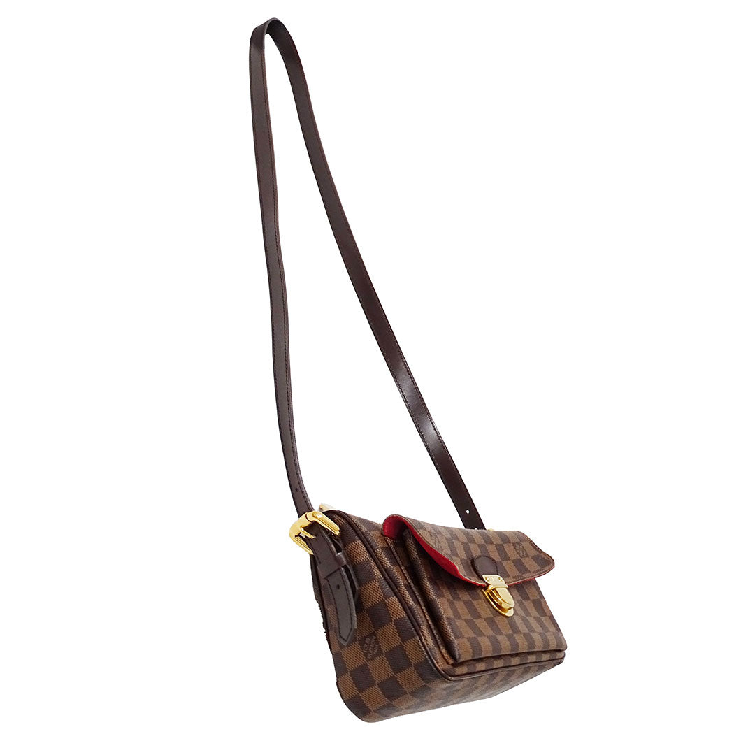 LOUIS VUITTON ルイ・ヴィトン ラヴェッロGM ショルダーバッグ ダミエ ブラウン N60006 ダミエキャンバス レディース 【中古】