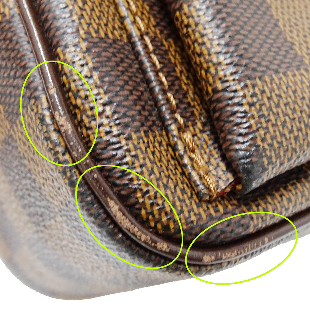 LOUIS VUITTON ルイ・ヴィトン ラヴェッロGM ショルダーバッグ ダミエ ブラウン N60006 ダミエキャンバス レディース 【中古】
