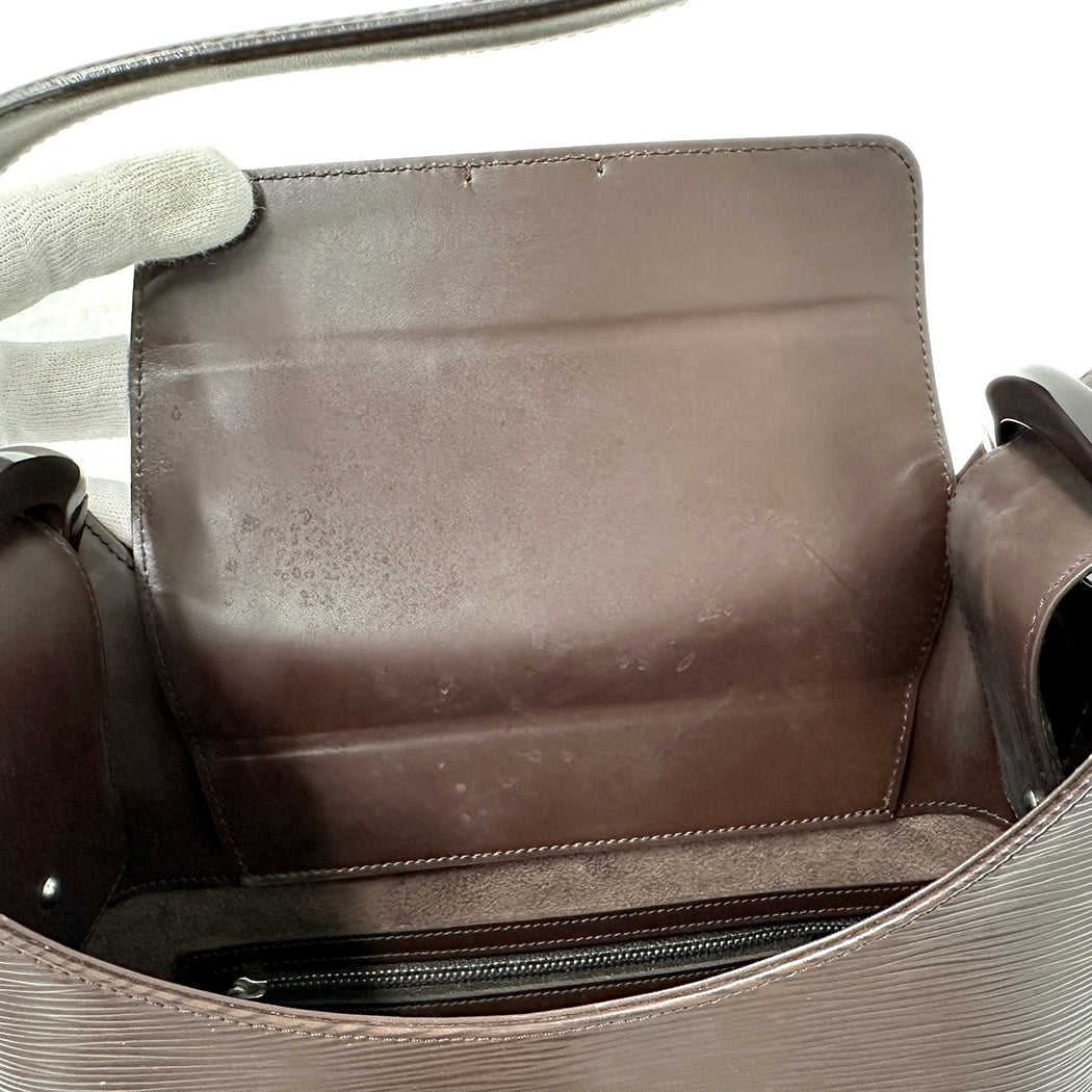LOUIS VUITTON ルイ・ヴィトン ヴェルソー ショルダーバッグ エピ モカ
