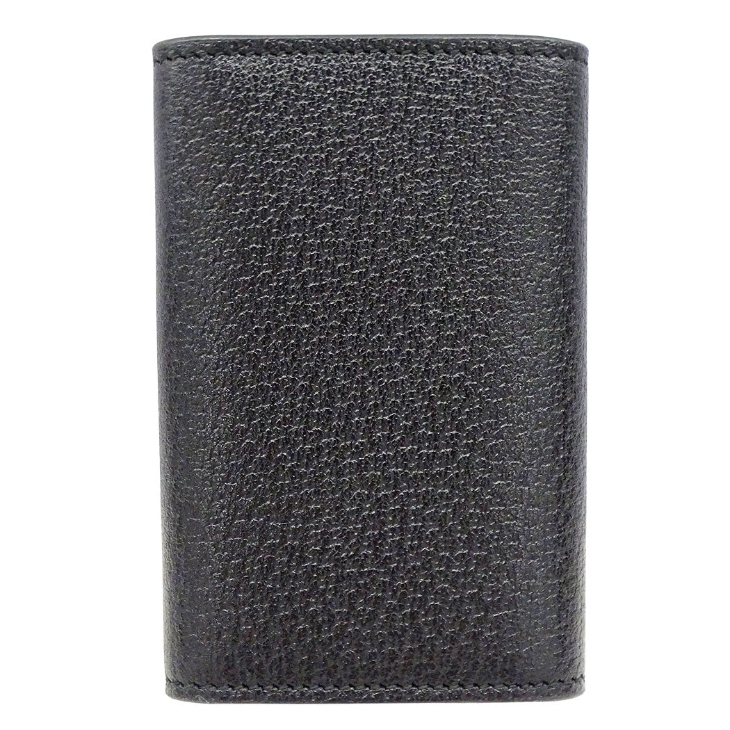 GUCCI グッチ キーケース プチマーモント ブラック 435305 レザー レディース メンズ 【中古】